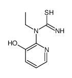 Thiourea, N-ethyl-N-(3-hydroxy-2-pyridinyl)- (9CI) Structure