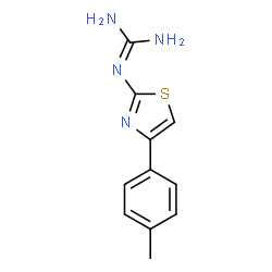 N-(4-P-TOLYL-THIAZOL-2-YL)-GUANIDINE结构式