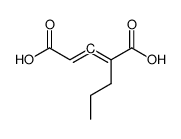 2-propylpent-2,3-dienedioic acid结构式