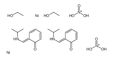 dihydroxy(oxo)azanium,ethanol,nickel,6-[(propan-2-ylamino)methylidene]cyclohexa-2,4-dien-1-one Structure