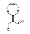 2-cyclohepta-2,4,6-trien-1-ylidenepropanedial Structure