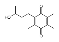 2,5-Cyclohexadiene-1,4-dione,2-(3-hydroxybutyl)-3,5,6-trimethyl-(9CI)结构式