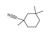 3-cyano-3,5,5-trimethyl cyclohexane Structure