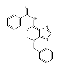 N-(3-benzylpurin-6-yl)benzamide Structure