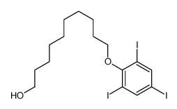 10-(2,4,6-triiodophenoxy)decan-1-ol Structure