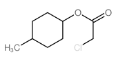 (4-methylcyclohexyl) 2-chloroacetate Structure