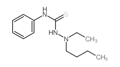 1-(butyl-ethyl-amino)-3-phenyl-thiourea Structure