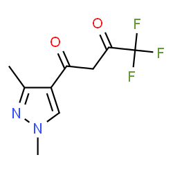 1-(1,3-DIMETHYL-1H-PYRAZOL-4-YL)-4,4,4-TRIFLUORO-BUTANE-1,3-DIONE Structure