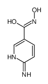 6-amino-N-hydroxypyridine-3-carboxamide结构式