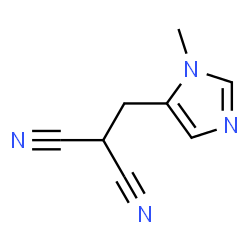 Propanedinitrile, [(1-methyl-1H-imidazol-5-yl)methyl]- (9CI)结构式