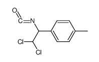 1-(2,2-dichloro-1-isocyanatoethyl)-4-methylbenzene Structure