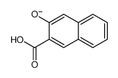 3-carboxynaphthalen-2-olate结构式