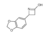 4-(1,3-benzodioxol-5-yl)azetidin-2-one Structure