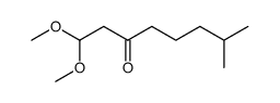 1,1-dimethoxy-7-methyl-octan-3-one结构式