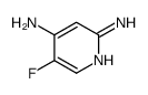 5-fluoropyridine-2,4-diamine结构式