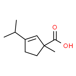 2-Cyclopentene-1-carboxylicacid,3-isopropyl-1-methyl-(5CI)结构式