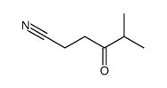 5-methyl-4-oxohexanenitrile Structure