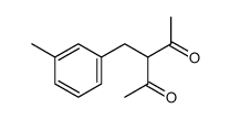2,4-Pentanedione,3-[(3-methylphenyl)methyl]-(9CI)结构式