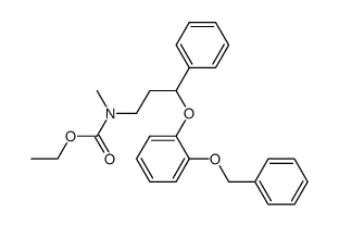 ethyl N-methyl-N-<3-(2-benzyloxyphenoxy)-3-phenylpropyl>carbamate Structure
