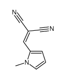 2-[(1-METHYL-1H-PYRROL-2-YL)METHYLENE]MALONONITRILE Structure