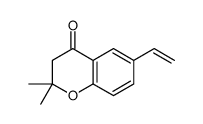 6-ethenyl-2,2-dimethyl-3H-chromen-4-one结构式