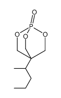 4-pentan-2-yl-2,6,7-trioxa-1λ5-phosphabicyclo[2.2.2]octane 1-oxide结构式