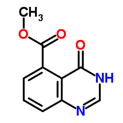 methyl 4-oxo-3H-quinazoline-5-carboxylate结构式