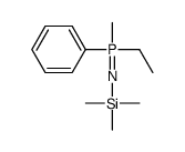 ethyl-methyl-phenyl-trimethylsilylimino-λ5-phosphane结构式