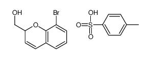 (8-bromo-2H-chromen-2-yl)methanol,4-methylbenzenesulfonic acid结构式