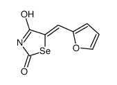 (5E)-5-(furan-2-ylmethylidene)-1,3-selenazolidine-2,4-dione结构式