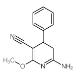 3-Pyridinecarbonitrile,6-amino-4,5-dihydro-2-methoxy-4-phenyl- picture