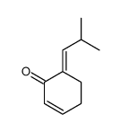 6-(2-methylpropylidene)cyclohex-2-en-1-one结构式