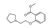 methyl 2-(2-pyrrolidin-1-ylethoxy)benzoate Structure