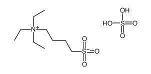 hydrogen sulfate,triethyl(4-sulfobutyl)azanium Structure