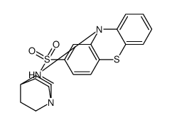 10-(1-azabicyclo[2.2.2]octan-3-yl)-N-methylphenothiazine-2-sulfonamide结构式