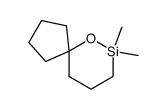 7,7-dimethyl-6-oxa-7-silaspiro[4.5]decane Structure