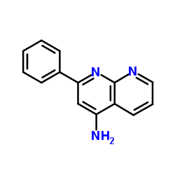 2-Phenyl-1,8-naphthyridin-4-amine Structure