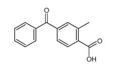 4-benzoyl-2-methyl-benzoic acid结构式