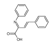 4-phenyl-2-phenylimino-but-3-enoic acid结构式