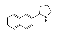 6-PYRROLIDIN-2-YL-QUINOLINE结构式