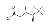 3-methyl-4-trimethylsilyl-4-pentenoyl chloride Structure