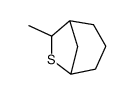 endo-7-methyl-6-thiabicyclo<3.2.1>octane结构式
