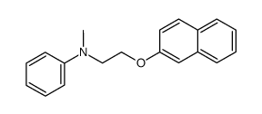 N-methyl-N-(2-[2]naphthyloxy-ethyl)-aniline Structure