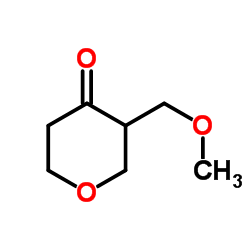 3-(Methoxymethyl)tetrahydro-4H-pyran-4-one Structure