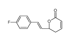 (2S)-2-[2-(4-fluorophenyl)ethenyl]-2,3-dihydropyran-6-one结构式