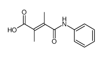 2,3-dimethyl-N-phenyl-fumaramic acid Structure