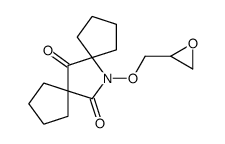 12-(oxiran-2-ylmethoxy)-12-azadispiro[4.1.47.25]tridecane-6,13-dione结构式