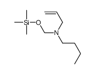 N-prop-2-enyl-N-(trimethylsilyloxymethyl)butan-1-amine结构式
