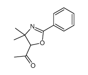 1-(4,4-dimethyl-2-phenyl-5H-1,3-oxazol-5-yl)ethanone Structure