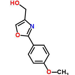 [2-(4-Methoxyphenyl)-1,3-oxazol-4-yl]methanol structure